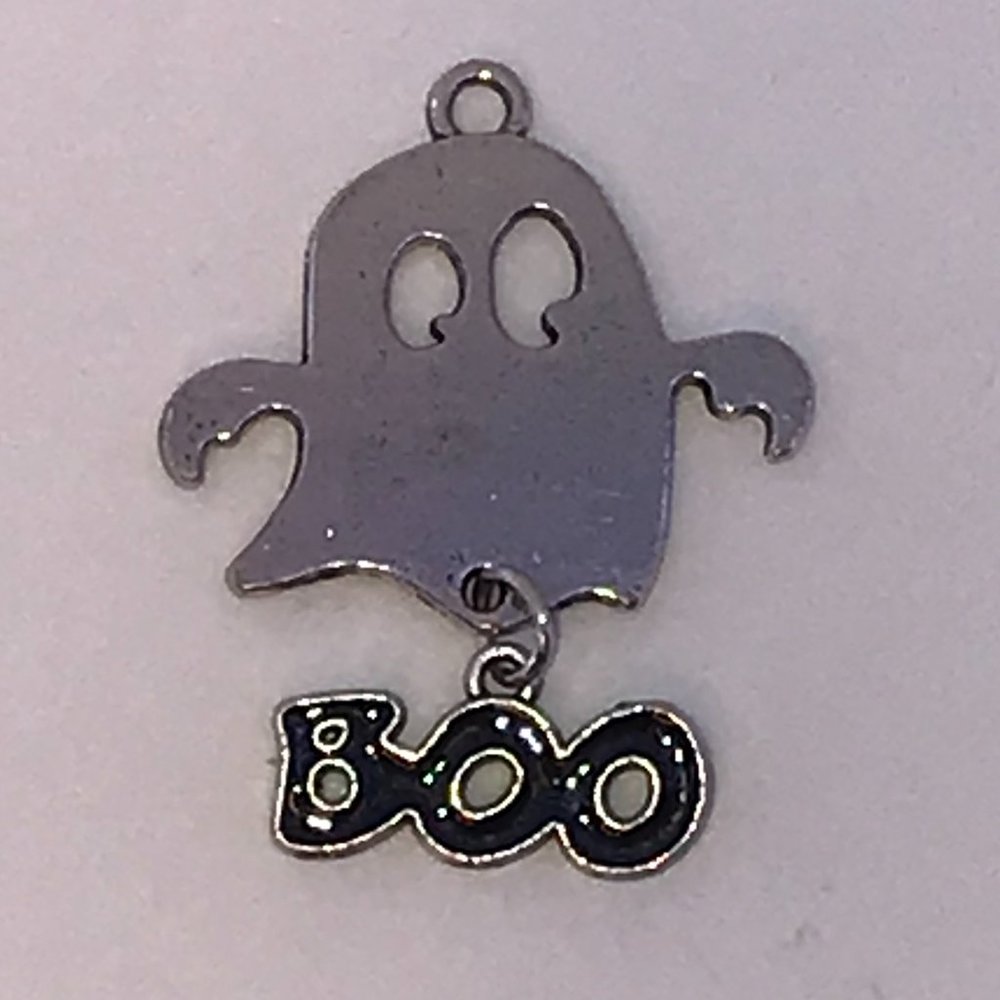 Ghost with Boo Dangle Charm